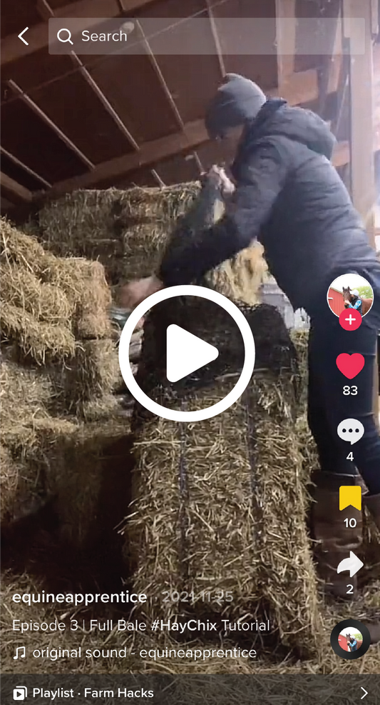 HC® 2-Strand Bale Net @equineapprentice