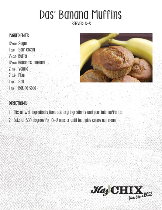 Recipe: Das' Banana Muffins