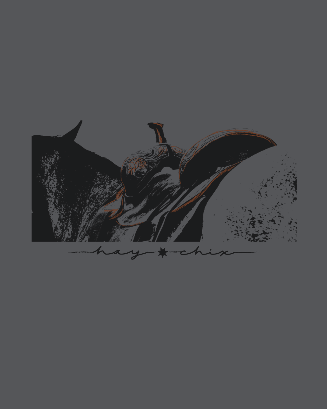 Hay Chix Saddle Graphic Tee