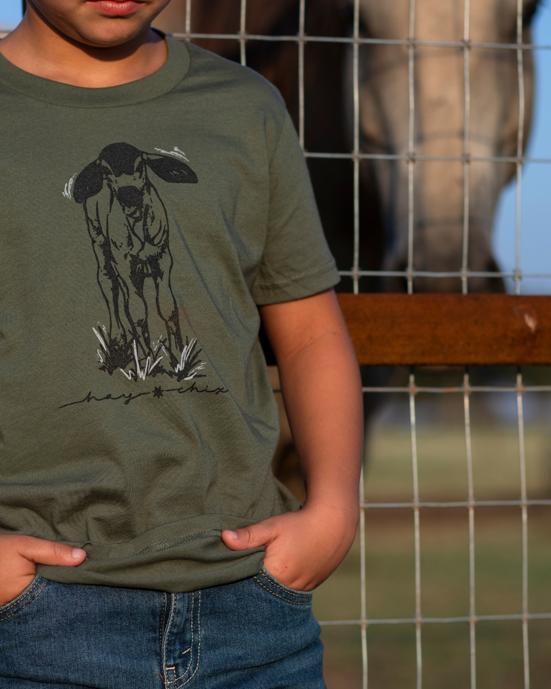 Hay Chix Youth Graphic Tee