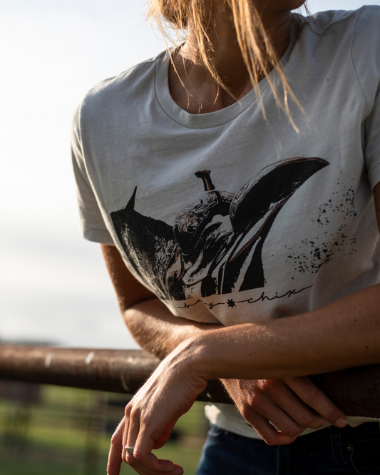Hay Chix Saddle Graphic Tee