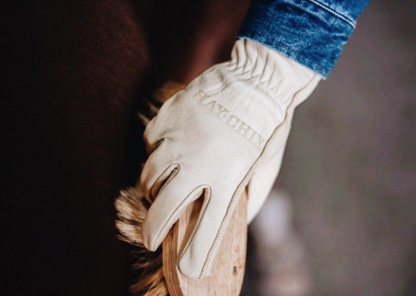 Hay Chix® Leather Chore Gloves