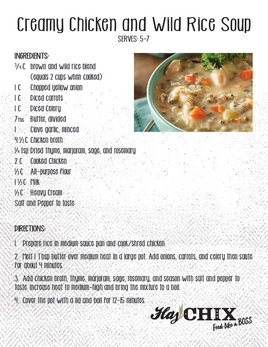 Recipe: Creamy Chicken and Wild Rice Soup