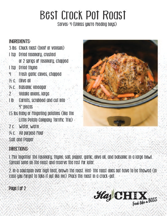 Recipe: Best Crock Pot Roast