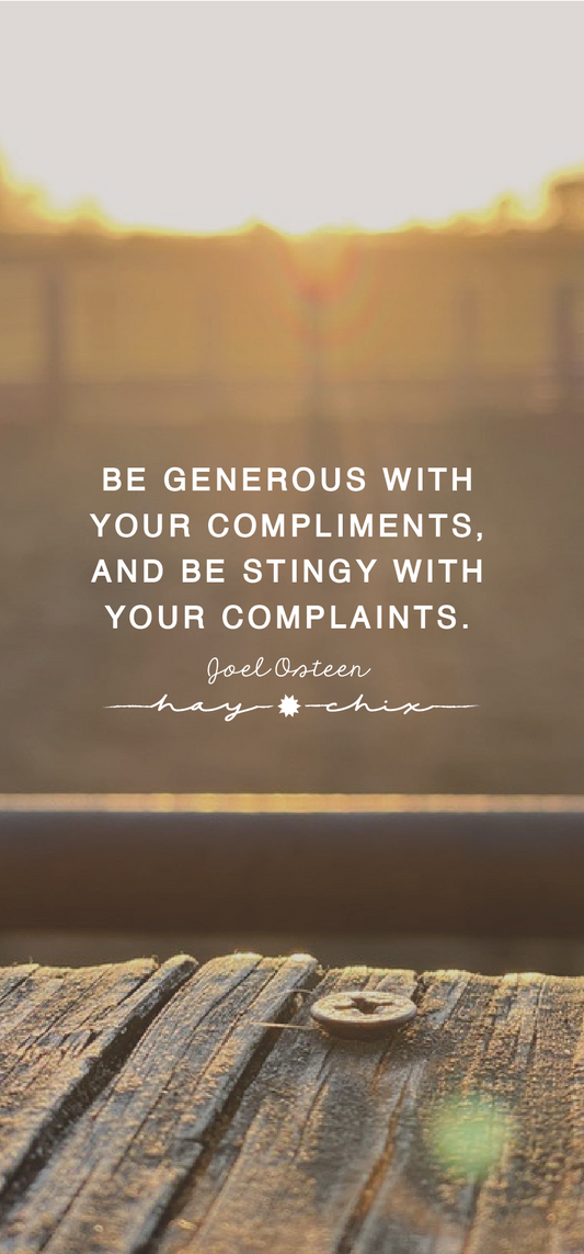 Be Generous
