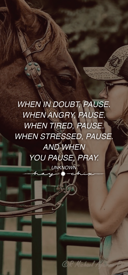 & When You Pause, Pray
