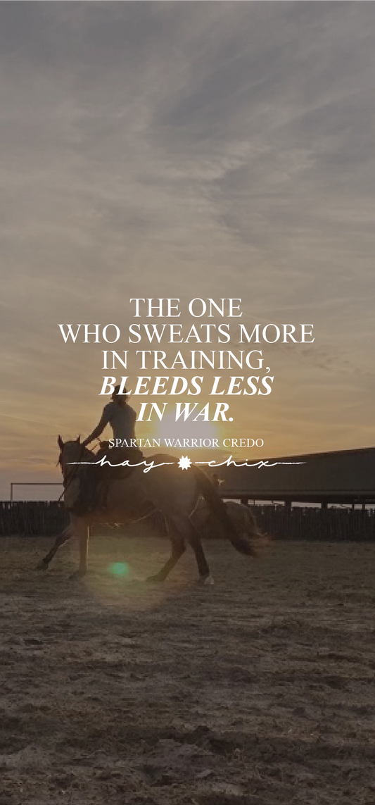 Sweat More = Bleed Less