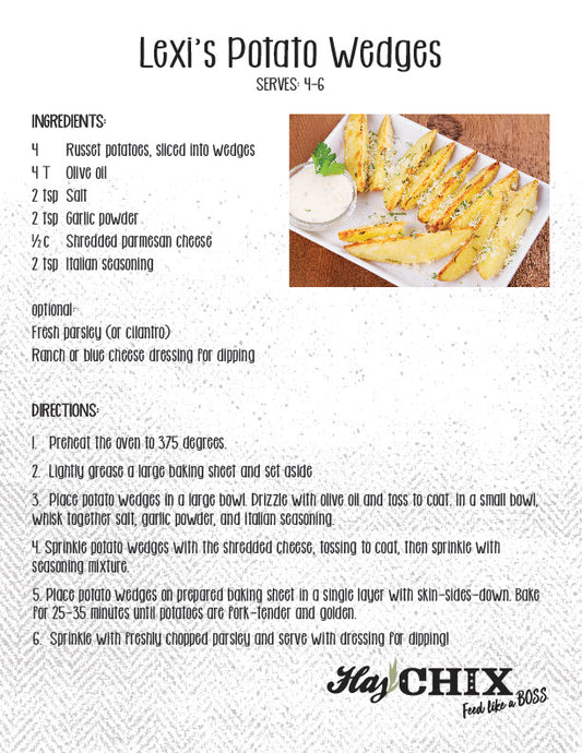Recipe: Potato Wedges