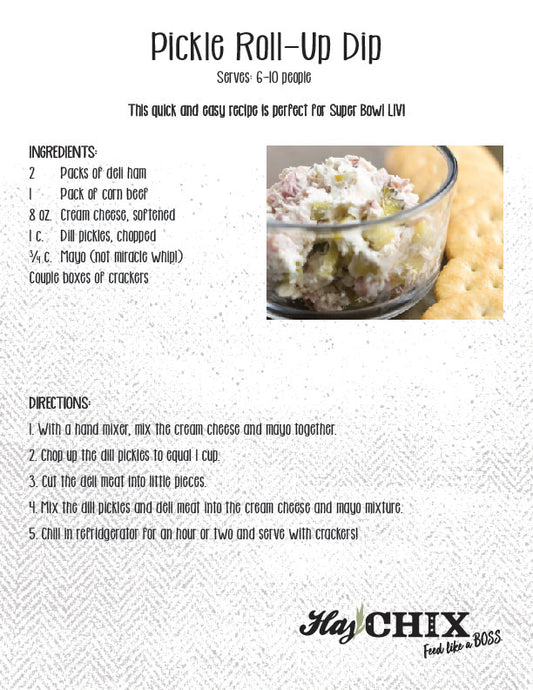 Recipe: Pickle Roll Up Dip