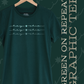 Hay Chix Green on Repeat Tee