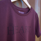 Hay Chix Maroon Heart Tee