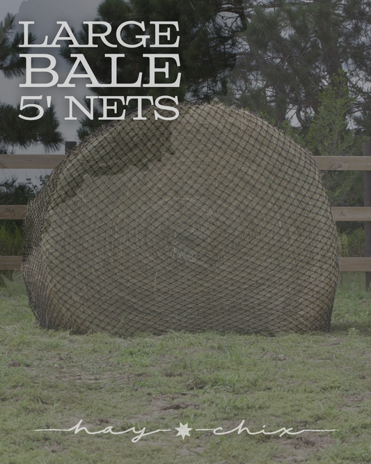 Hay Chix® Large Bale Net - 5' *INSTOCK*