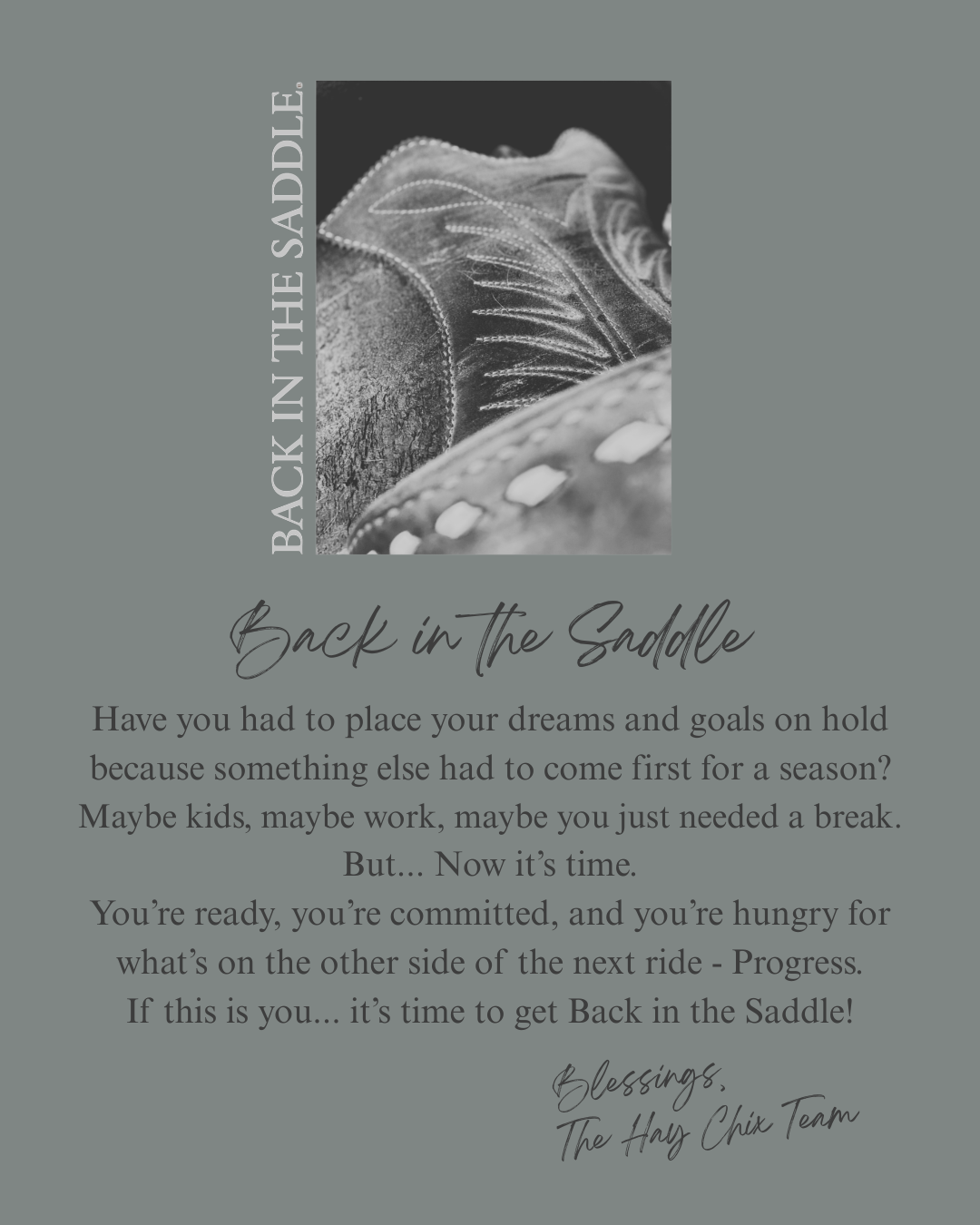 Back in the Saddle Graphic Tee