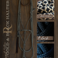 Timeless Halter & Lead Rope Set- Cowgirl Couture Gold & Black