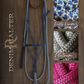 Timeless Halter & Lead Rope Set- Solid Denim