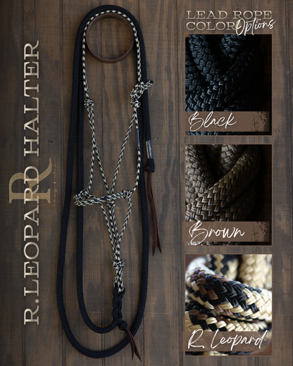 Timeless Halter & Lead Rope Set- Redemption Leopard