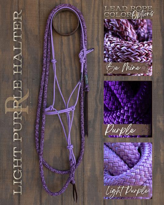 Timeless Halter & Lead Rope Set- Light Purple