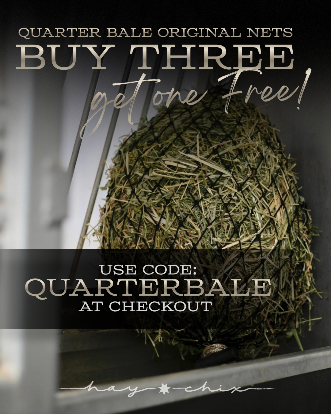 Hay Chix® Quarter Bale Net