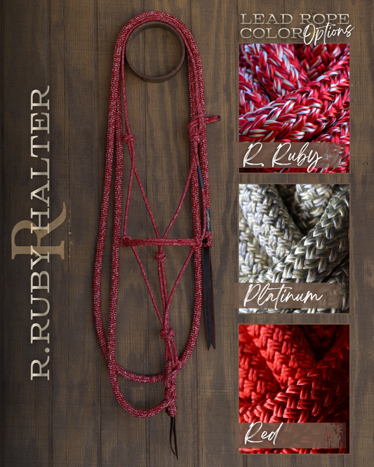 Timeless Halter & Lead Rope Set- Redemption Ruby