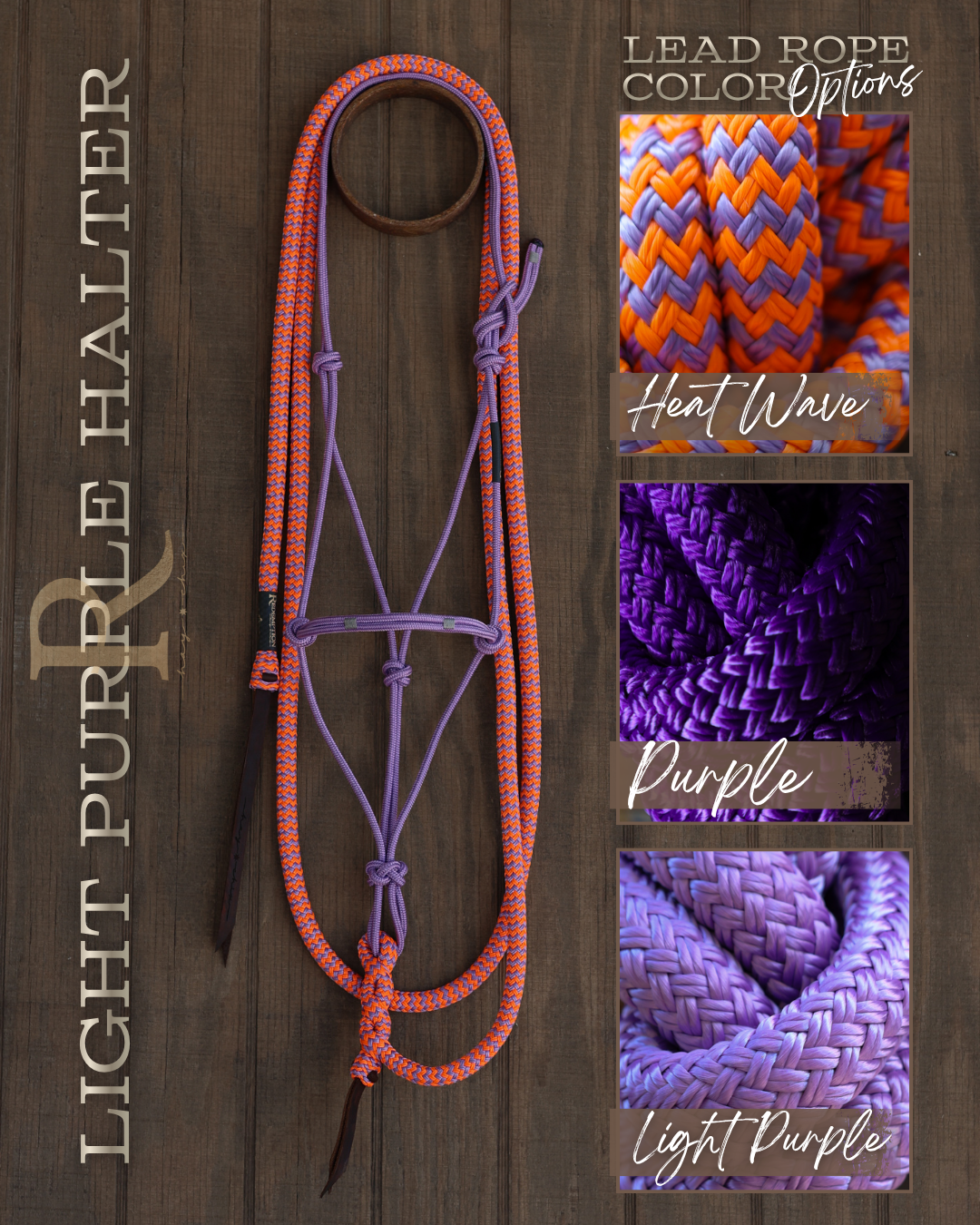 Timeless Halter & Lead Rope Set- Light Purple