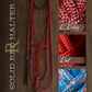 Timeless Halter & Lead Rope Set- Solid Red